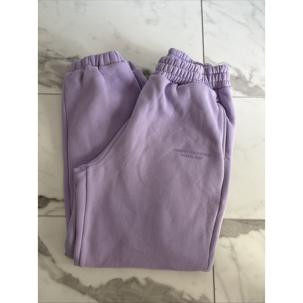 Comfrt Pastel Edit Lavender Colorway Fleece Sweatpants Size Large